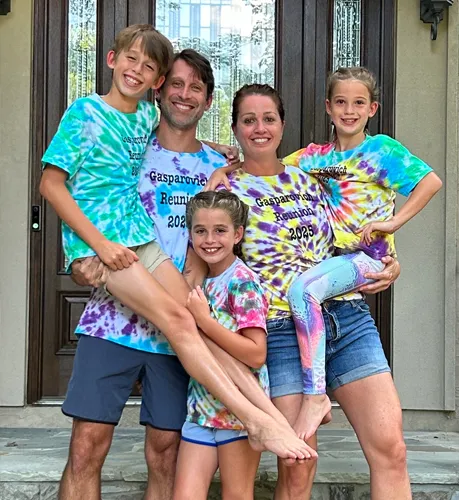 Chiropractor Rock Hill SC Clay Gasparovish With His Family