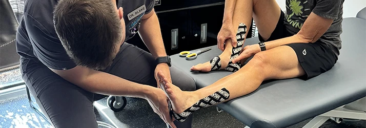 Chiropractic Rock Hill SC Rocktape Application
